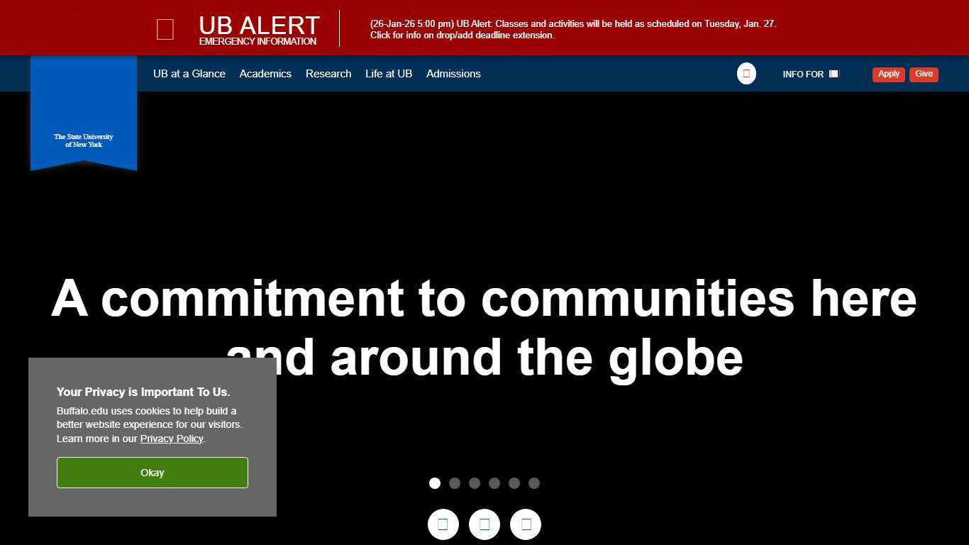 Welcome to the University at Buffalo - University at Buffalo